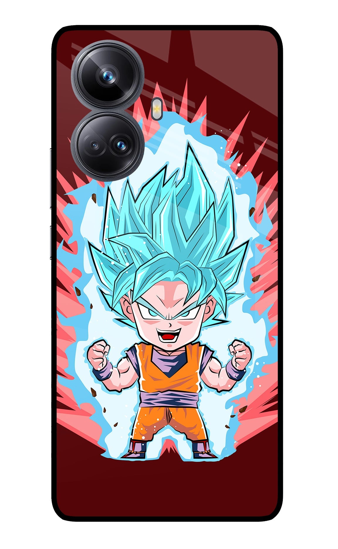 Goku Little Realme 10 Pro+ 5G Glass Case