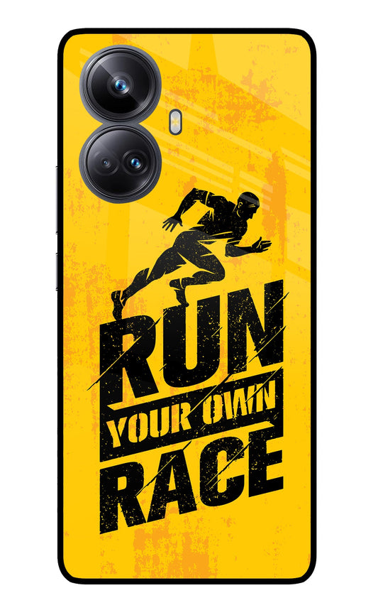 Run Your Own Race Realme 10 Pro+ 5G Glass Case