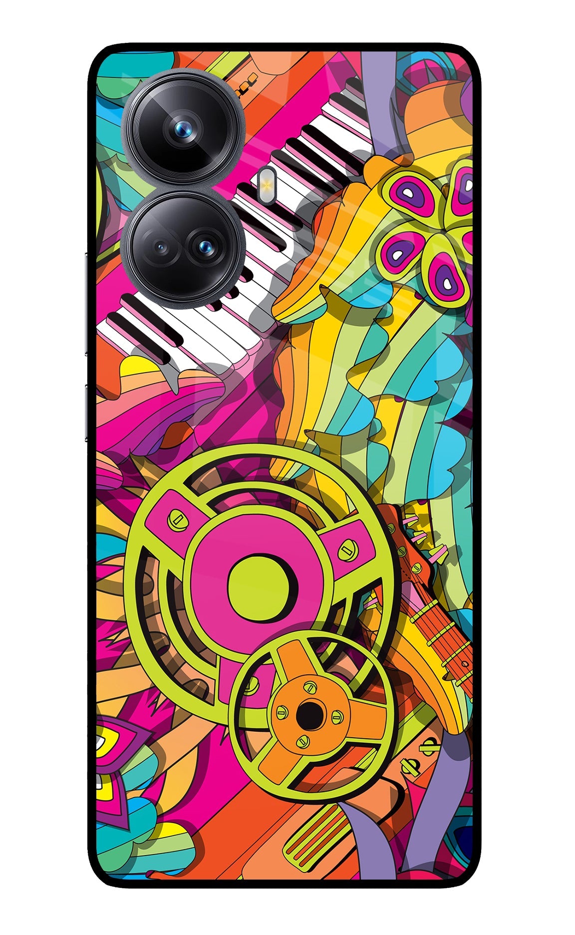 Music Doodle Realme 10 Pro+ 5G Back Cover