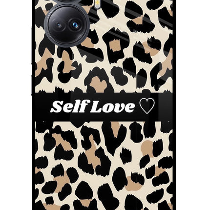Leopard Print Self Love Realme 10 Pro+ 5G Glass Case