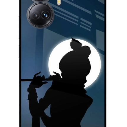 Shri Krishna Silhouette Realme 10 Pro+ 5G Glass Case