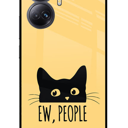 Ew People Catitude Realme 10 Pro+ 5G Glass Case