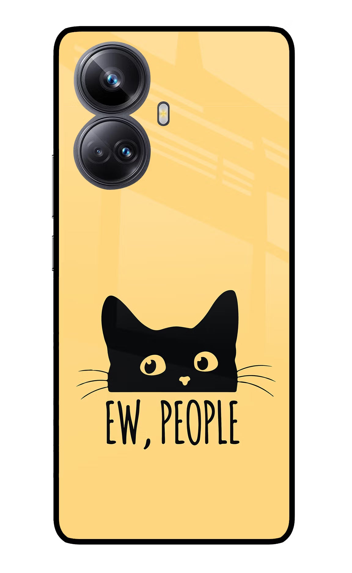 Ew People Catitude Realme 10 Pro+ 5G Glass Case