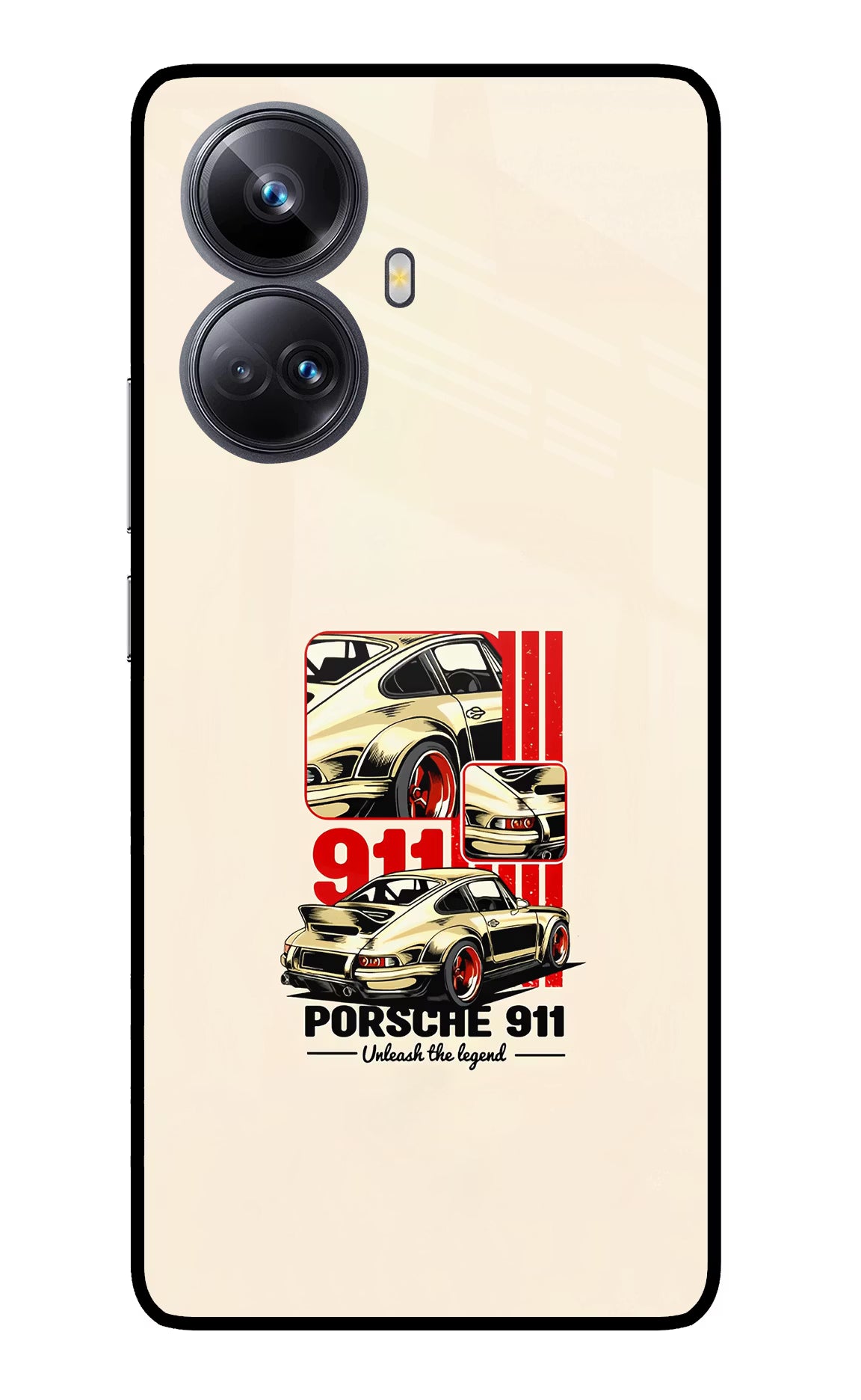 Classic Porsche 911 Realme 10 Pro+ 5G Glass Case