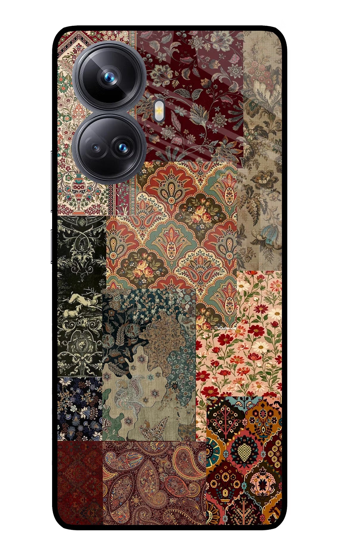 Desi Print Realme 10 Pro+ 5G Glass Case Back Cover by Casekaro