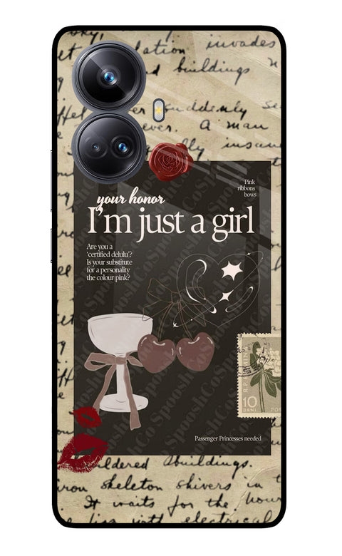 I am just a girl Realme 10 Pro+ 5G Glass Case