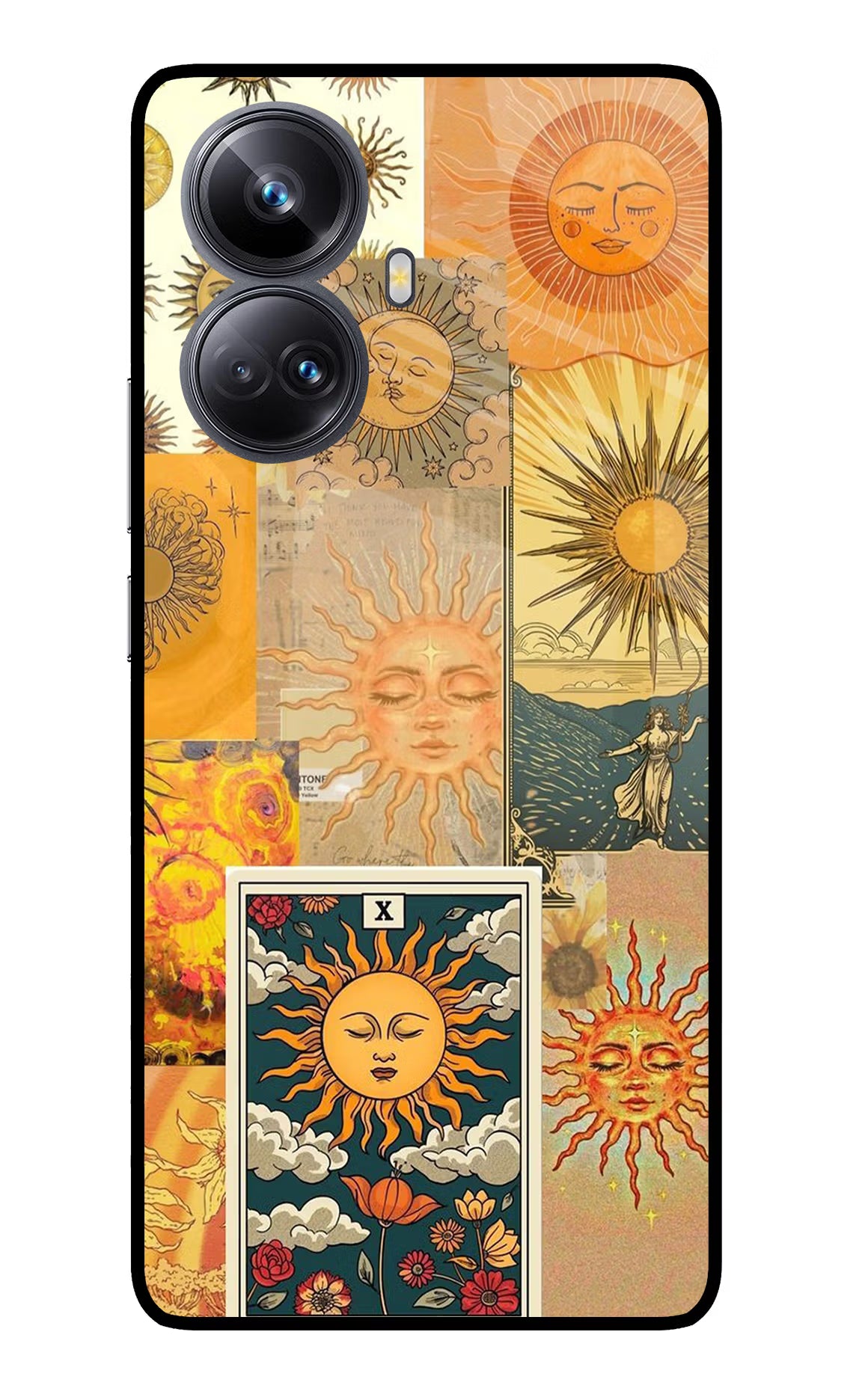 Sun Realme 10 Pro+ 5G Glass Case Back Cover by Casekaro