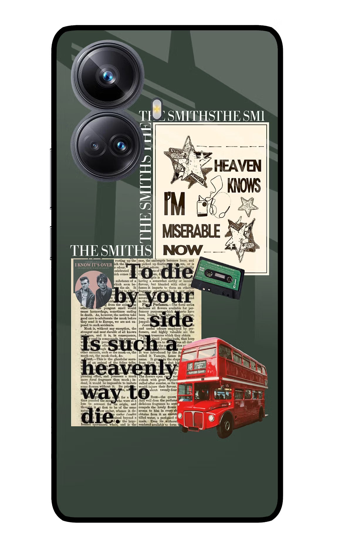 The Smiths Realme 10 Pro+ 5G Glass Case Back Cover by Casekaro