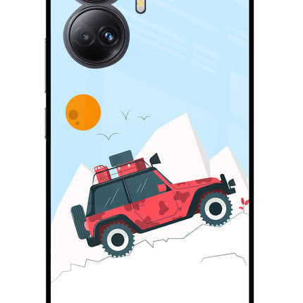 Mountain Trail Beast Realme 10 Pro+ 5G Glass Case