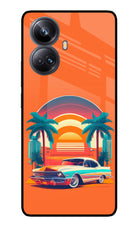 Palm Drive 80s Realme 10 Pro+ 5G Glass Case
