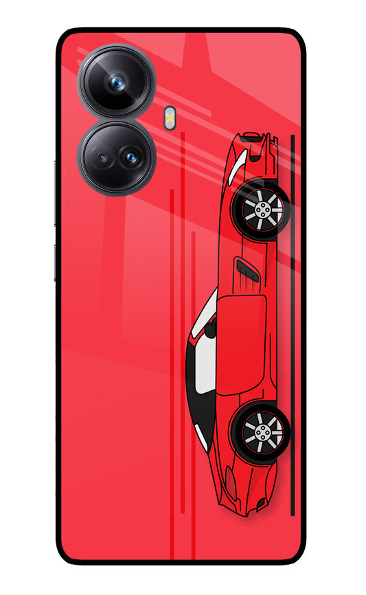 Red Velocity Realme 10 Pro+ 5G Glass Case