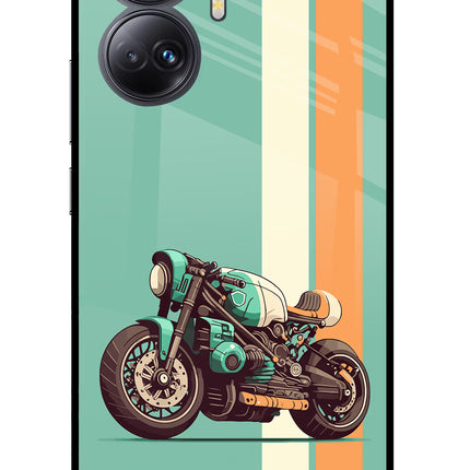 Striped Moto Drift Realme 10 Pro+ 5G Glass Case