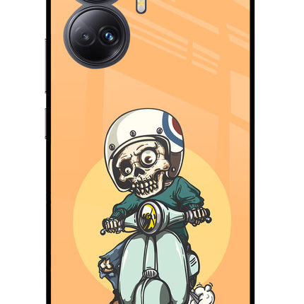 Undead Biker Realme 10 Pro+ 5G Glass Case