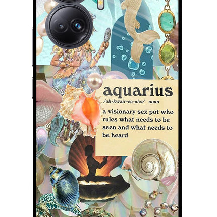 Aquarius Zodiac Realme 10 Pro+ 5G Glass Case