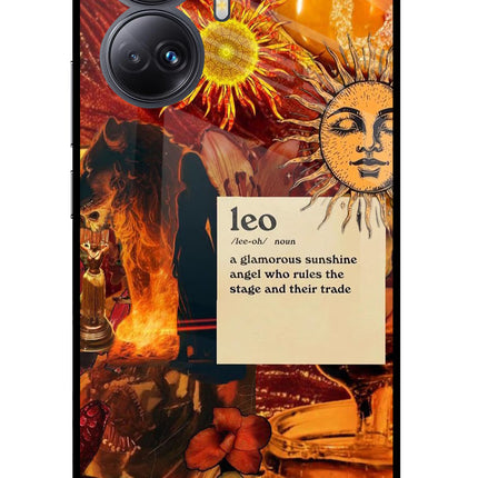 Leo Zodiac Realme 10 Pro+ 5G Glass Case