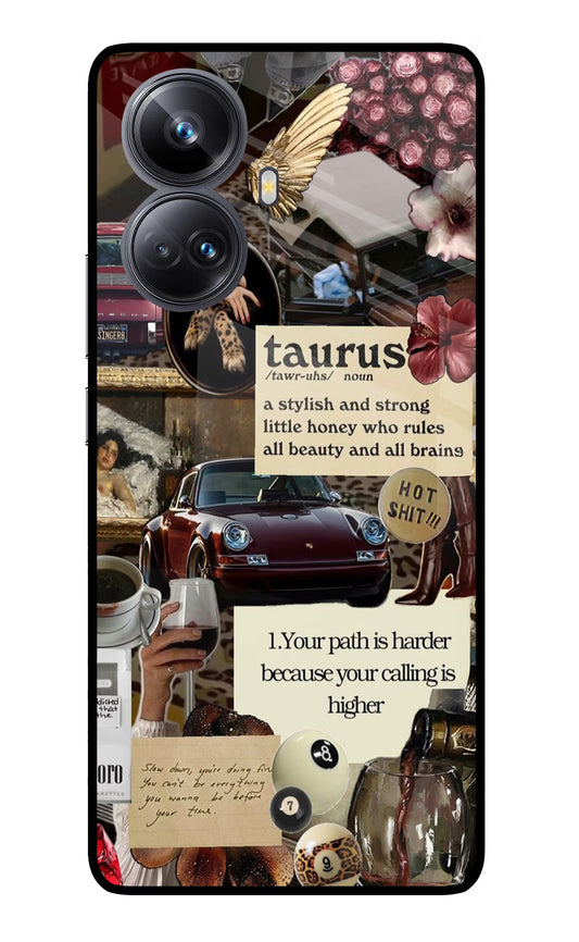 Taurus Zodiac Realme 10 Pro+ 5G Glass Case