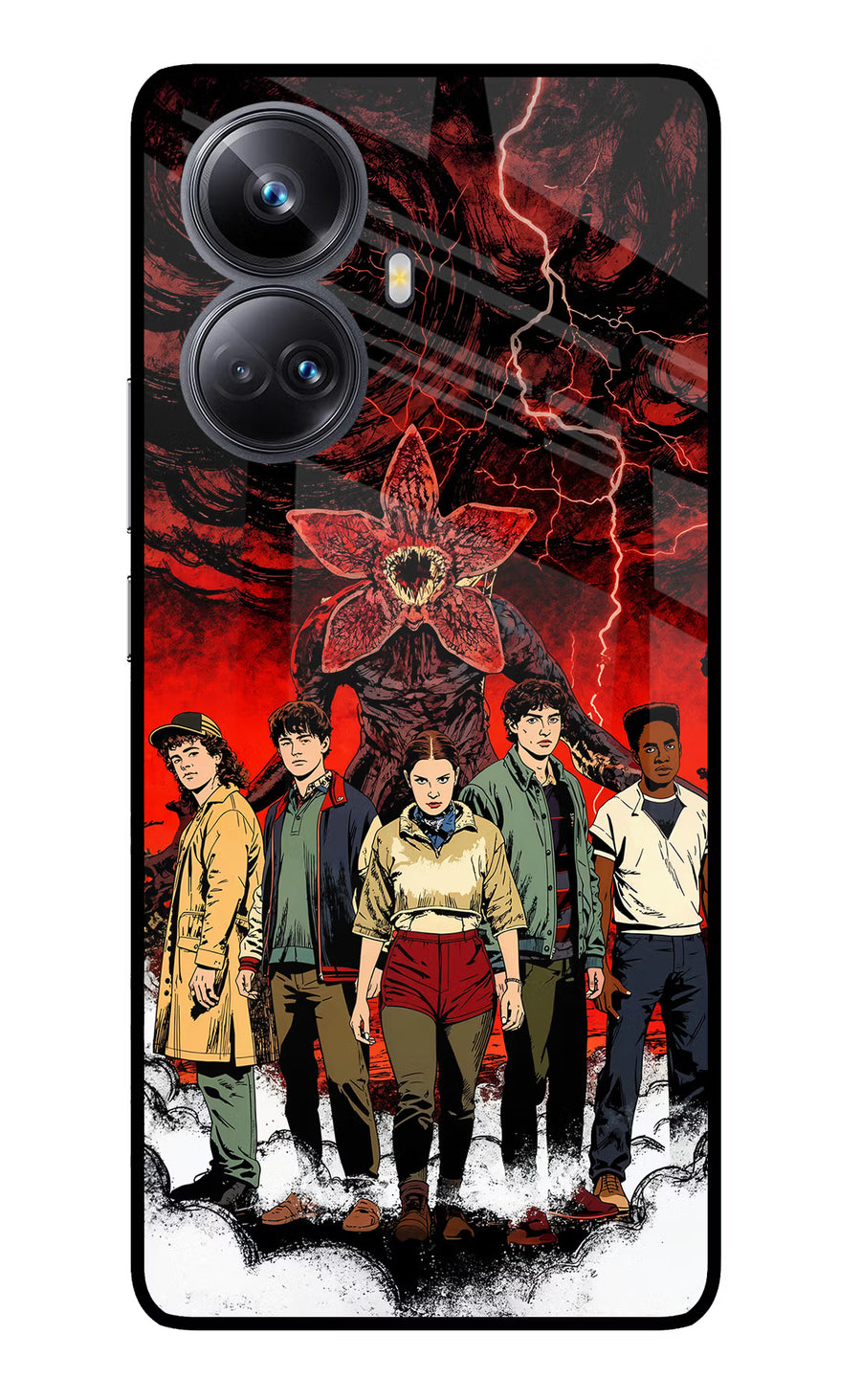 Ordinary Things Characters Realme 10 Pro+ 5G Back Cover, Glass case