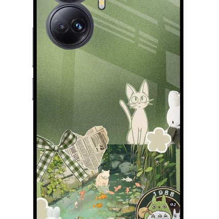 Aesthetic anime Realme 10 Pro+ 5G Glass Case