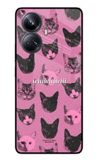 Pink Cats Realme 10 Pro+ 5G Glass Case