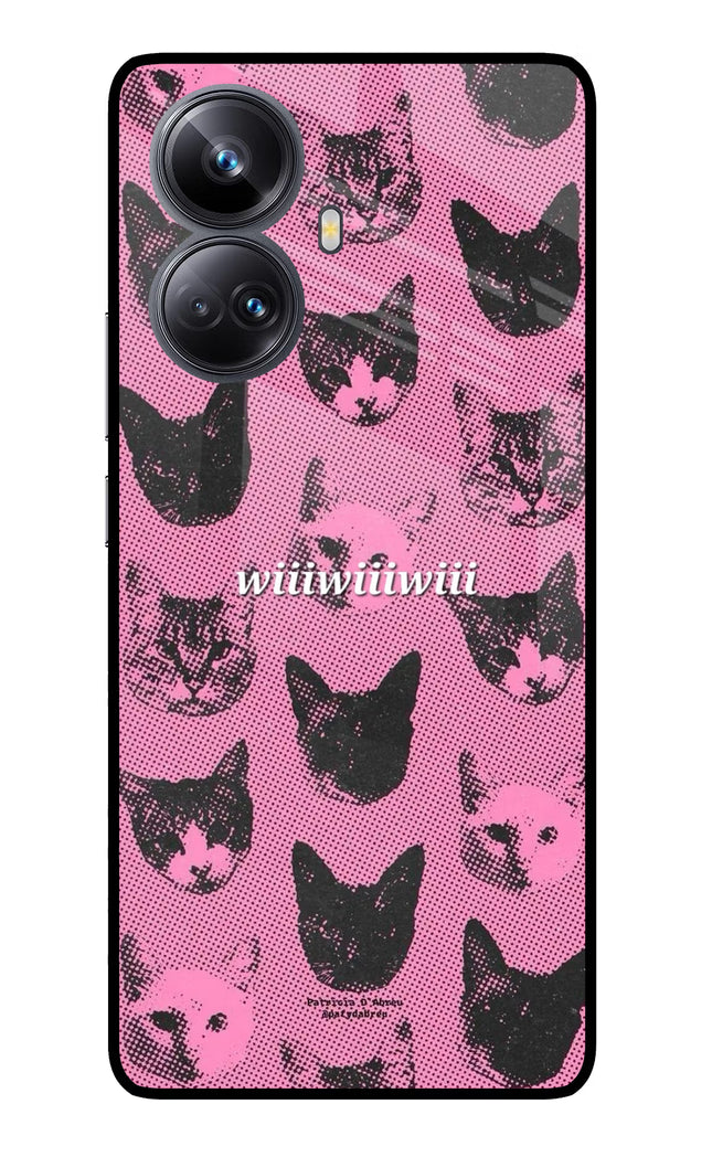 Pink Cats Realme 10 Pro+ 5G Glass Case
