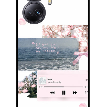 Wave to earth Realme 10 Pro+ 5G Glass Case