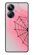 Pink Web Realme 10 Pro+ 5G Glass Case