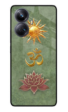 Om & Lotus Realme 10 Pro+ 5G Glass Case