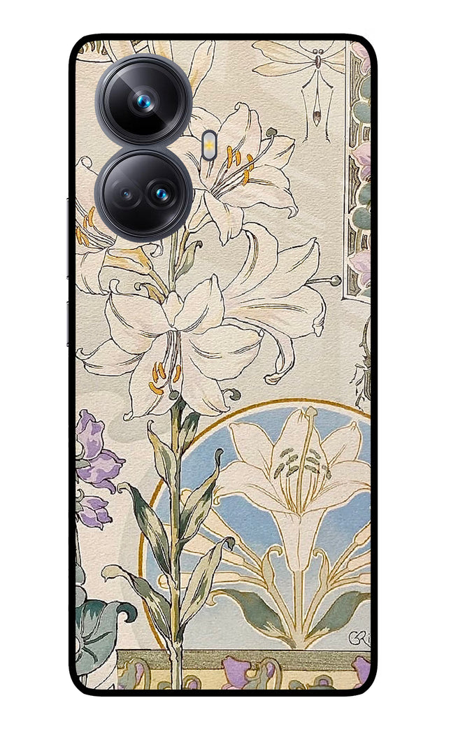 White Lily Realme 10 Pro+ 5G Glass Case