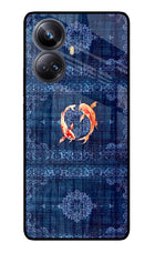 Koi Blue Realme 10 Pro+ 5G Glass Case