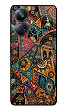 Folk Print Realme 10 Pro+ 5G Glass Case