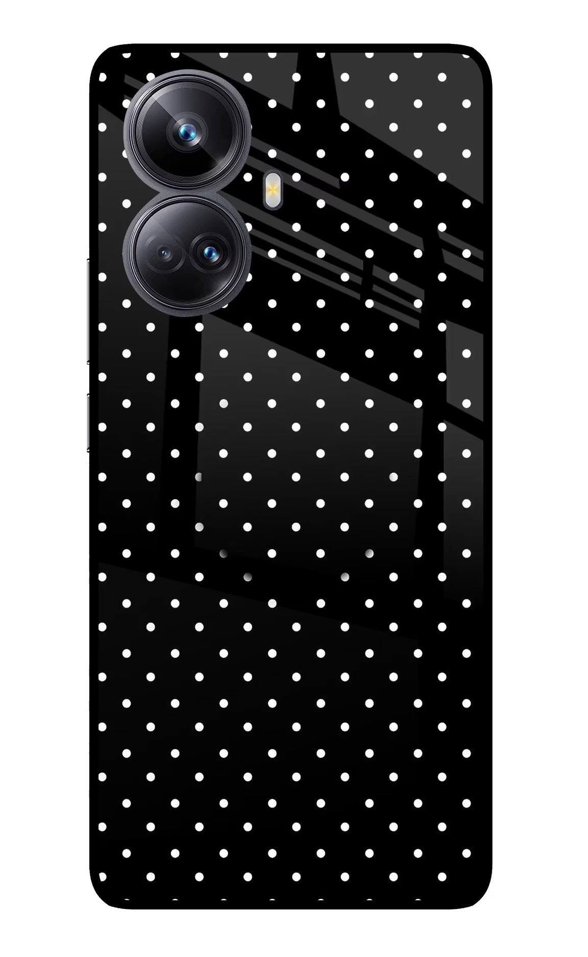 White Dots Realme 10 Pro+ 5G Glass Case