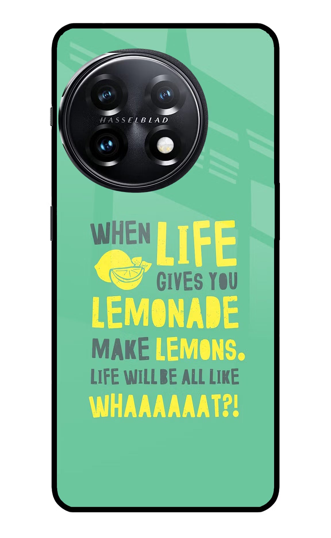 Quote OnePlus 11 5G Glass Case Back Cover by Casekaro