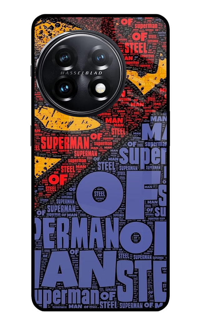 Superman OnePlus 11 5G Glass Case