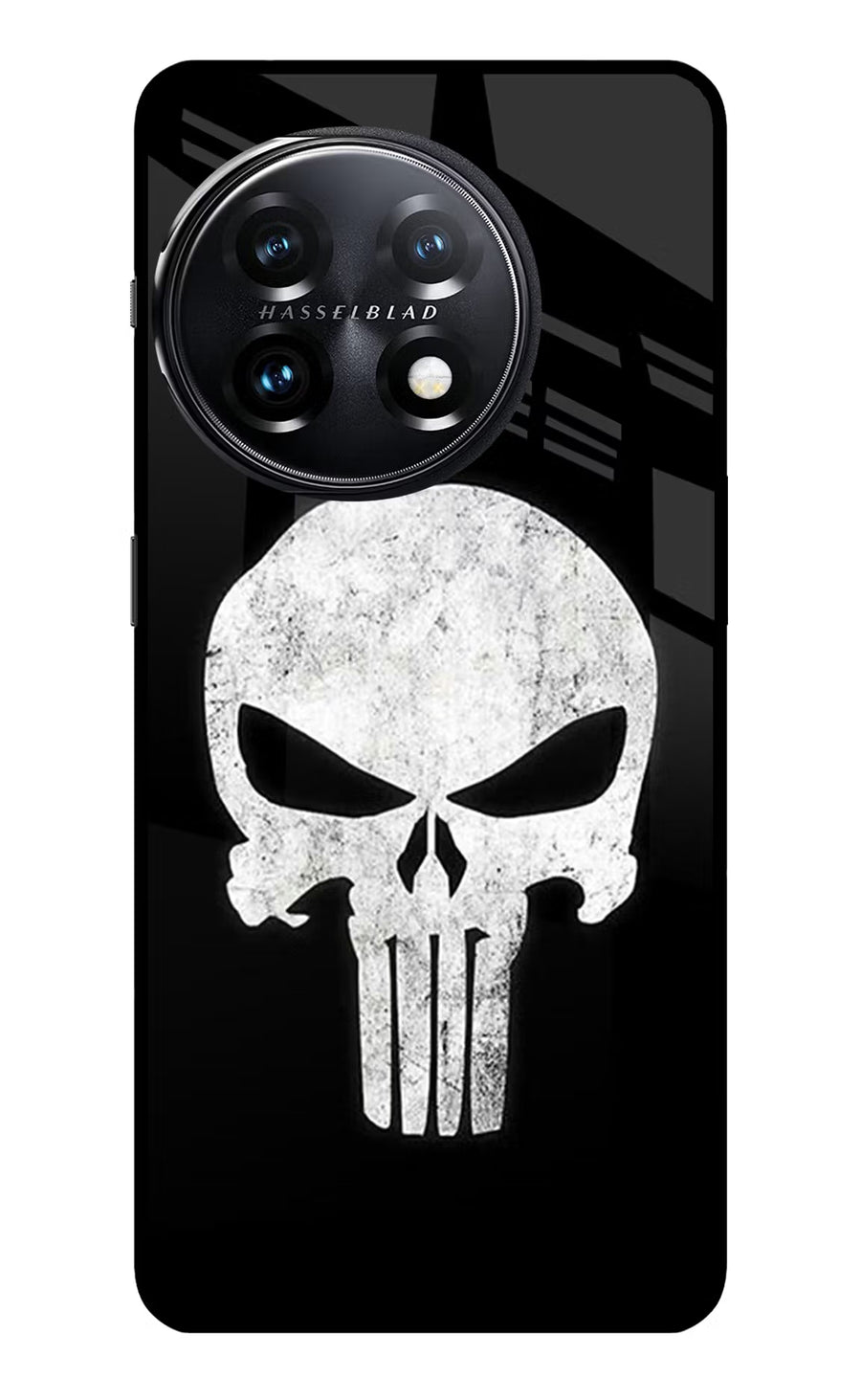 Punisher Skull OnePlus 11 5G Back Cover, Glass case