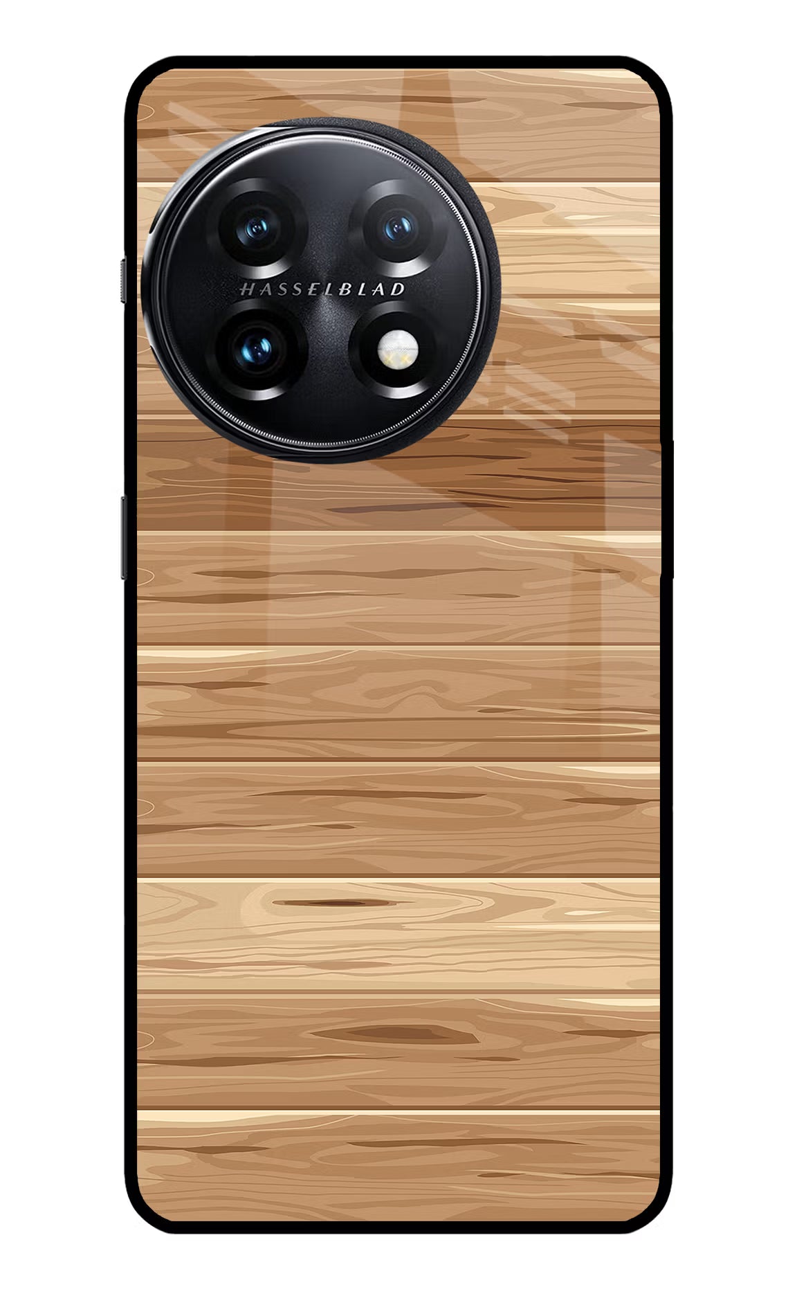 Wooden Vector OnePlus 11 5G Glass Case Back Cover by Casekaro