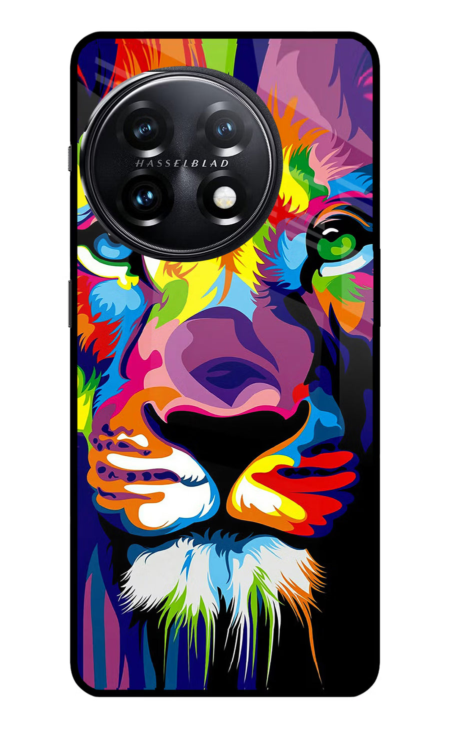 Lion OnePlus 11 5G Back Cover, Glass case