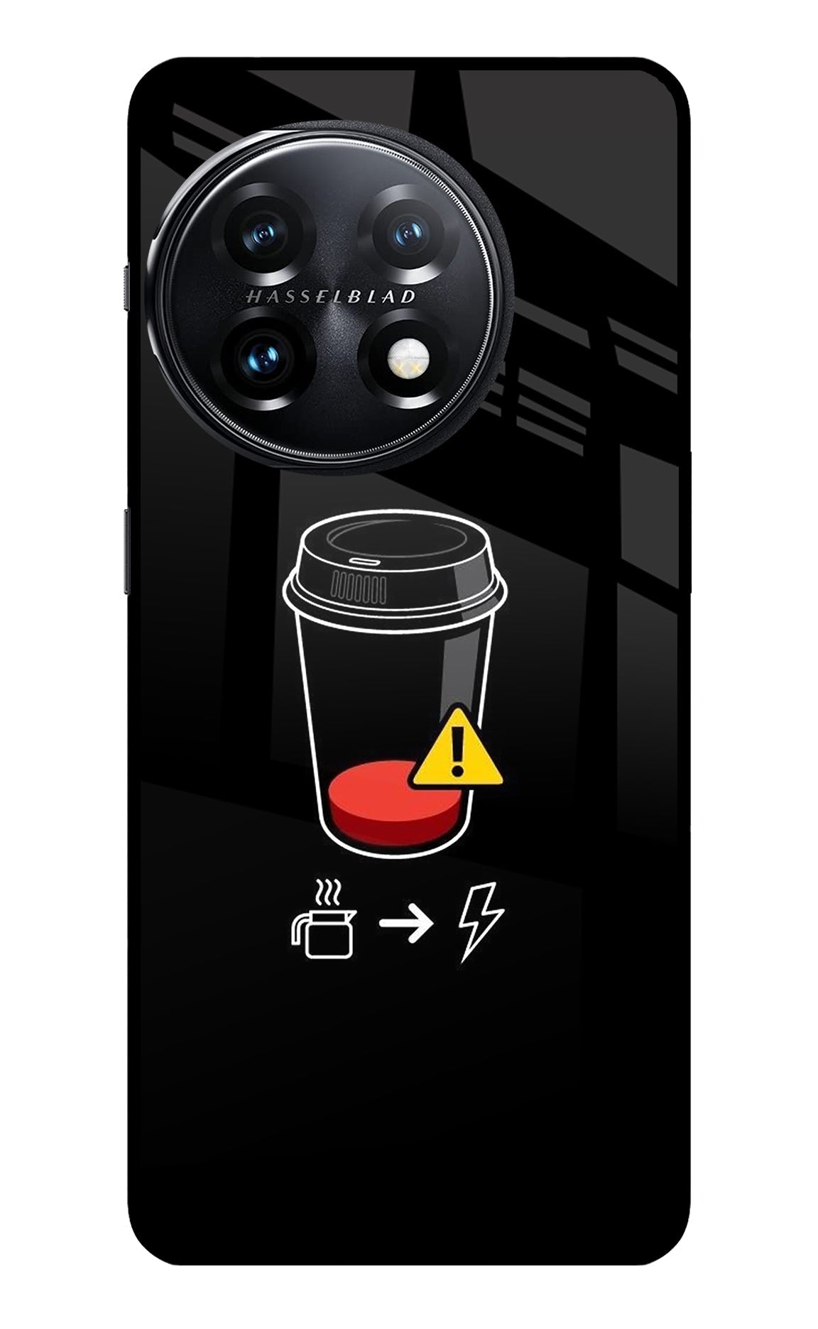 Coffee OnePlus 11 5G Glass Case