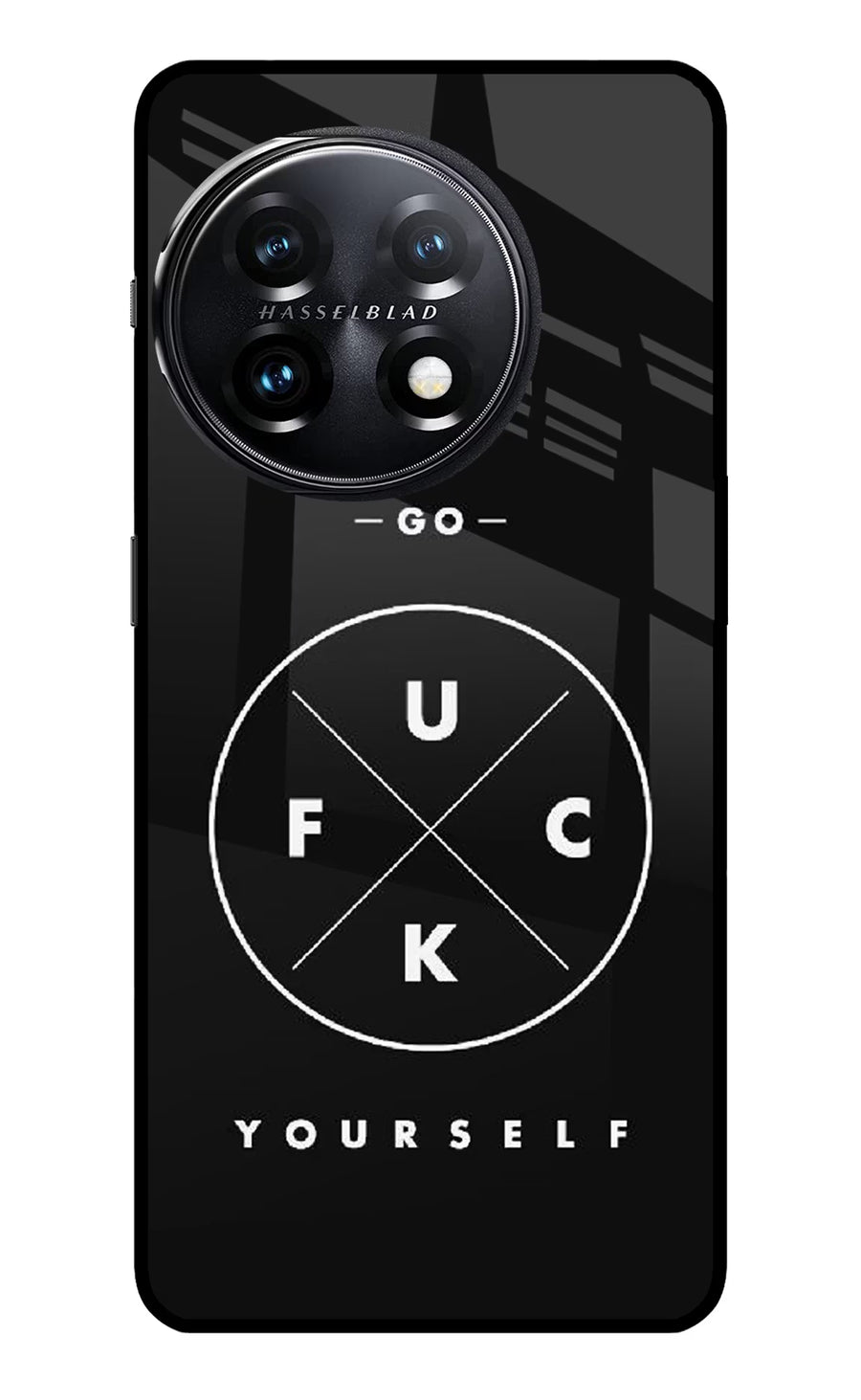 Go Fuck Yourself OnePlus 11 5G Back Cover, Glass case