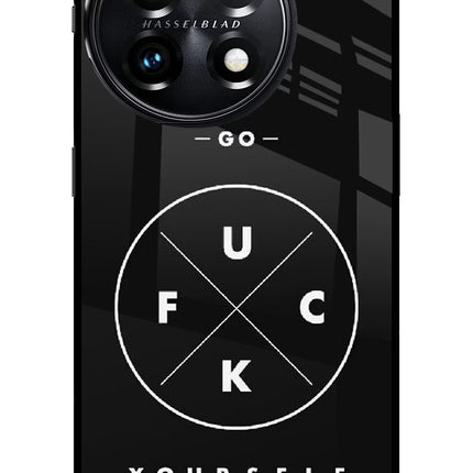 Go Fuck Yourself OnePlus 11 5G Glass Case