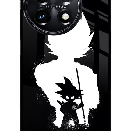 Goku Shadow OnePlus 11 5G Glass Case