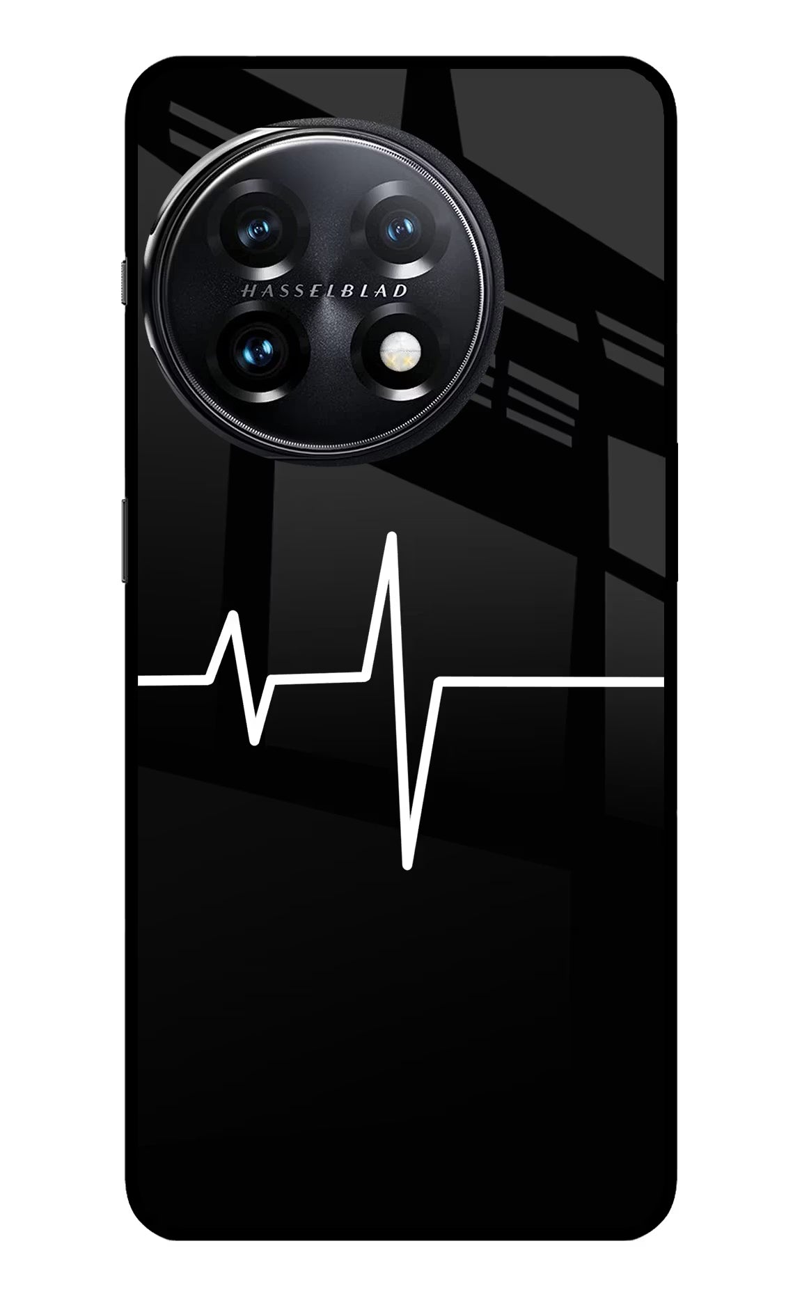 Heart Beats OnePlus 11 5G Glass Case Back Cover by Casekaro