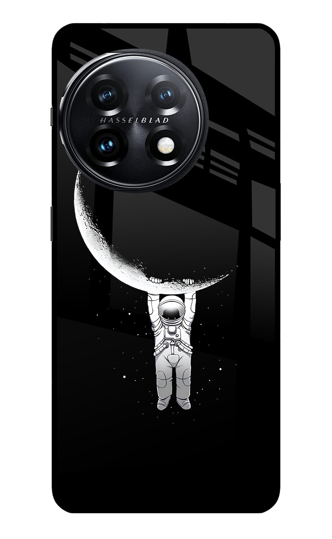 Moon Space OnePlus 11 5G Glass Case