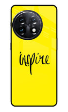 Inspire OnePlus 11 5G Glass Case Back Cover by Casekaro