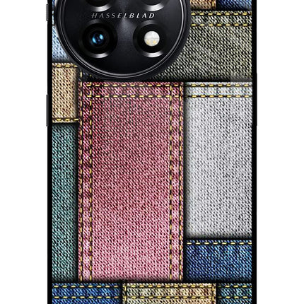 Multicolor Jeans OnePlus 11 5G Glass Case