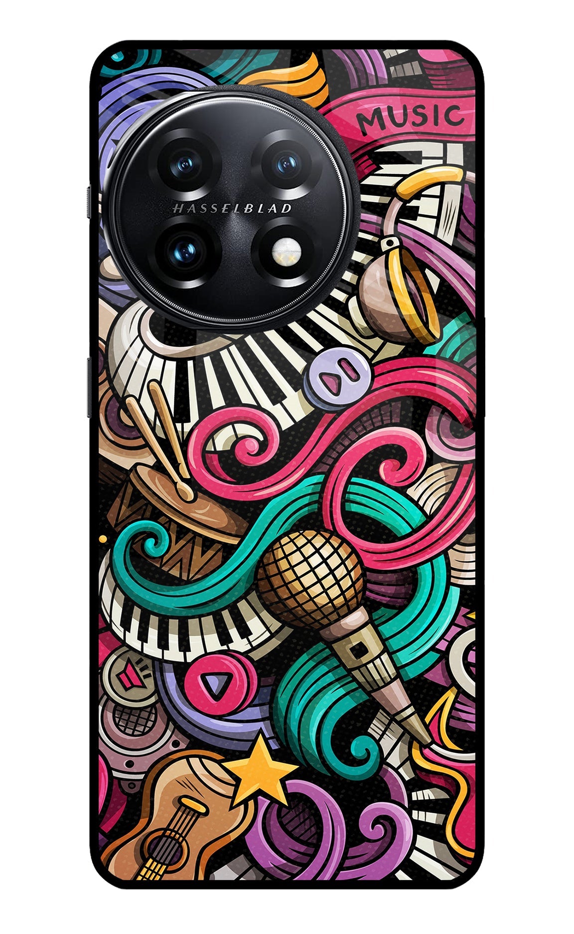 Music Abstract OnePlus 11 5G Back Cover