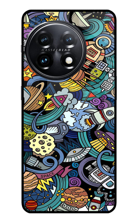 Space Abstract OnePlus 11 5G Glass Case