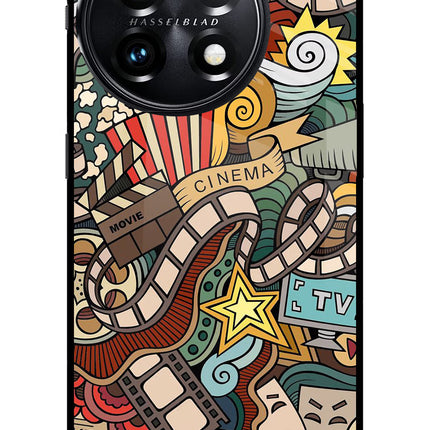 Cinema Abstract OnePlus 11 5G Glass Case