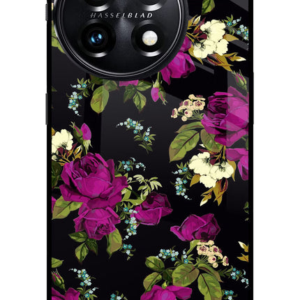 Flowers OnePlus 11 5G Glass Case