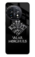 Valar Morghulis | Game Of Thrones OnePlus 11 5G Glass Case