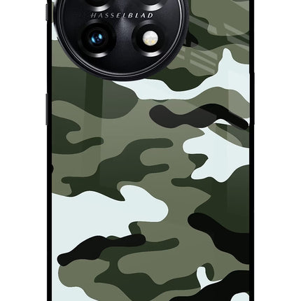 Camouflage OnePlus 11 5G Glass Case